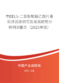 中國3,5-二氯吡啶酮乙酸行業現狀調查研究及發展趨勢分析預測報告（2025年版）