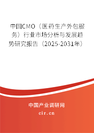 中國CMO（醫(yī)藥生產(chǎn)外包服務）行業(yè)市場分析與發(fā)展趨勢研究報告（2025-2031年）