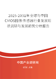2025-2031年全球與中國(guó)CMOS圖像傳感器行業(yè)發(fā)展現(xiàn)狀調(diào)研與發(fā)展趨勢(shì)分析報(bào)告