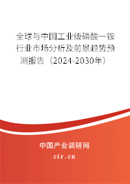 全球與中國工業級磷酸一銨行業市場分析及前景趨勢預測報告（2024-2030年）