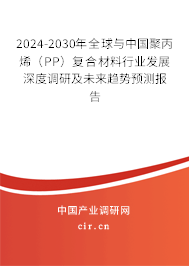 2024-2030年全球與中國聚丙烯（PP）復(fù)合材料行業(yè)發(fā)展深度調(diào)研及未來趨勢預(yù)測報(bào)告