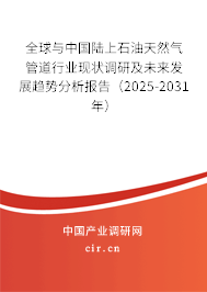 全球與中國陸上石油天然氣管道行業現狀調研及未來發展趨勢分析報告（2024-2030年）