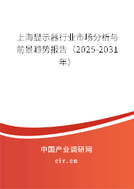 上海顯示器行業市場分析與前景趨勢報告（2025-2031年）