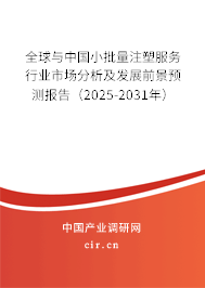 全球與中國小批量注塑服務行業市場分析及發展前景預測報告（2025-2031年）