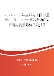 2024-2030年全球與中國血量脈沖（BVP）傳感器市場深度調(diào)研與發(fā)展趨勢預測報告